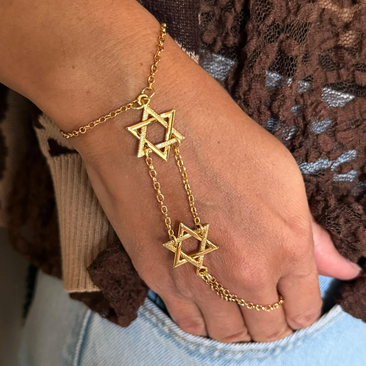 Pulseira Estrela de Davi