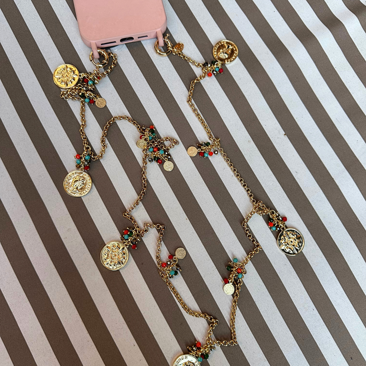 Corrente Celular Moedas