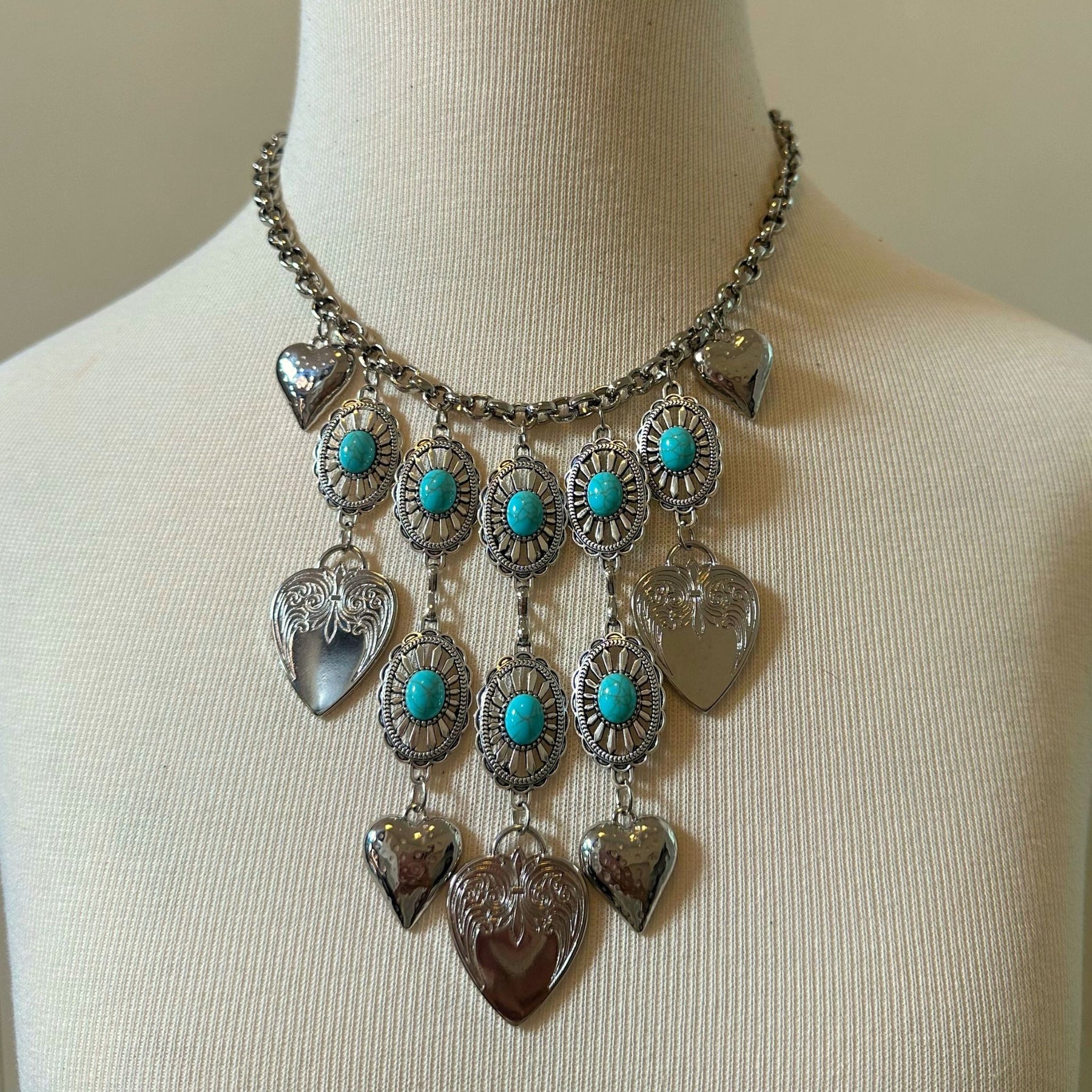 Colar Medalha Boho