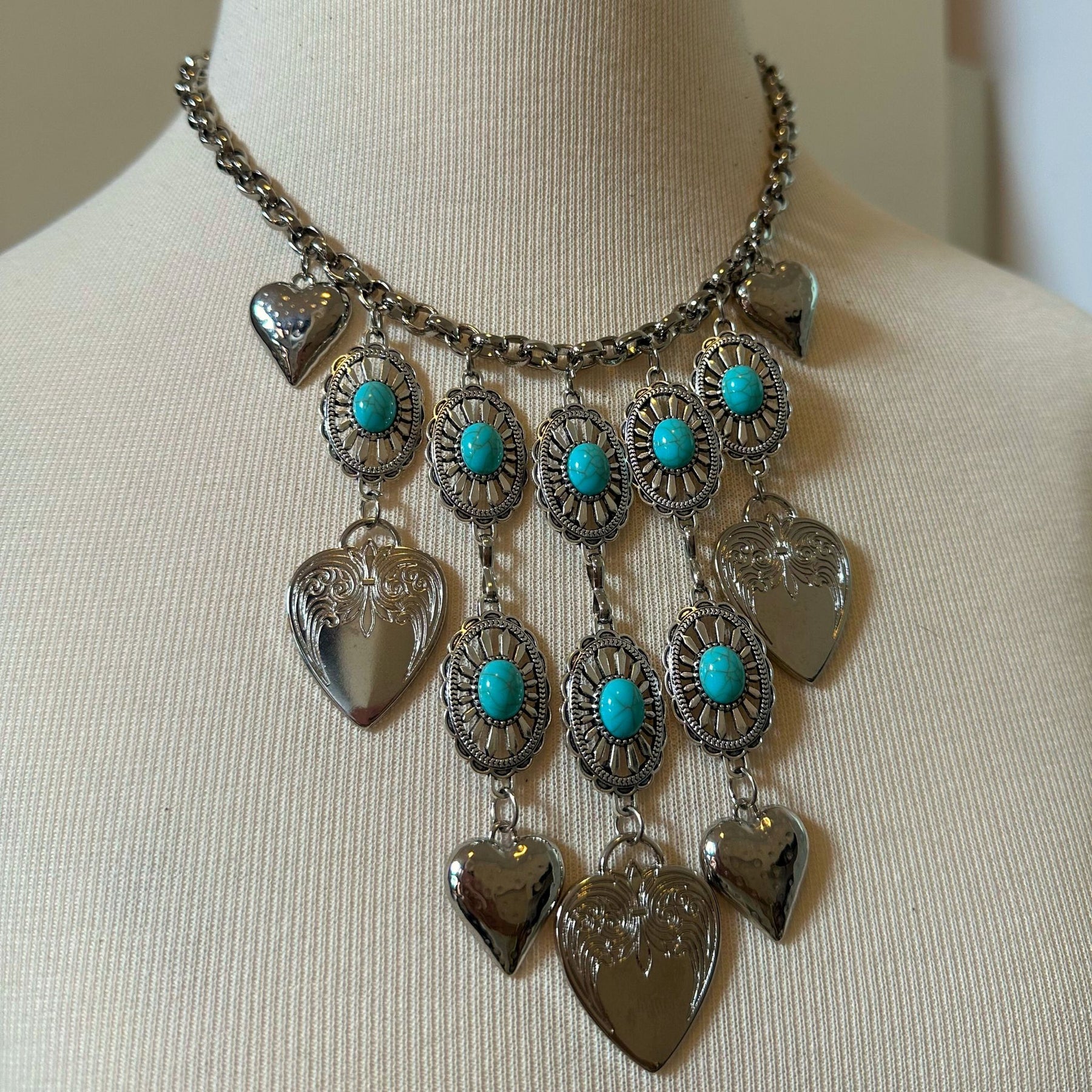 Colar Medalha Boho