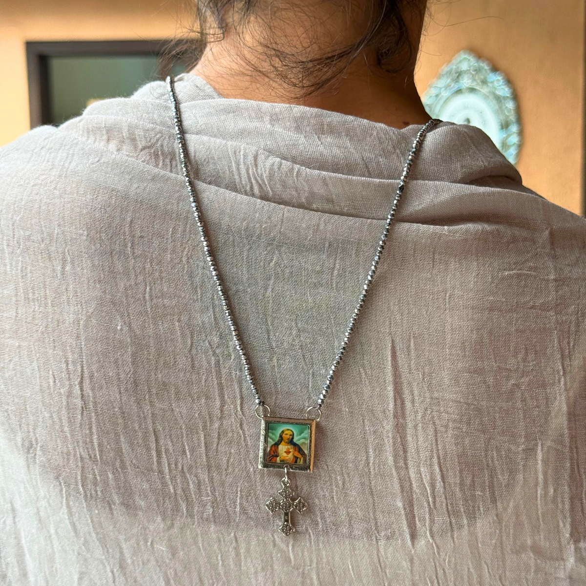 Colar Escapulário Jesus