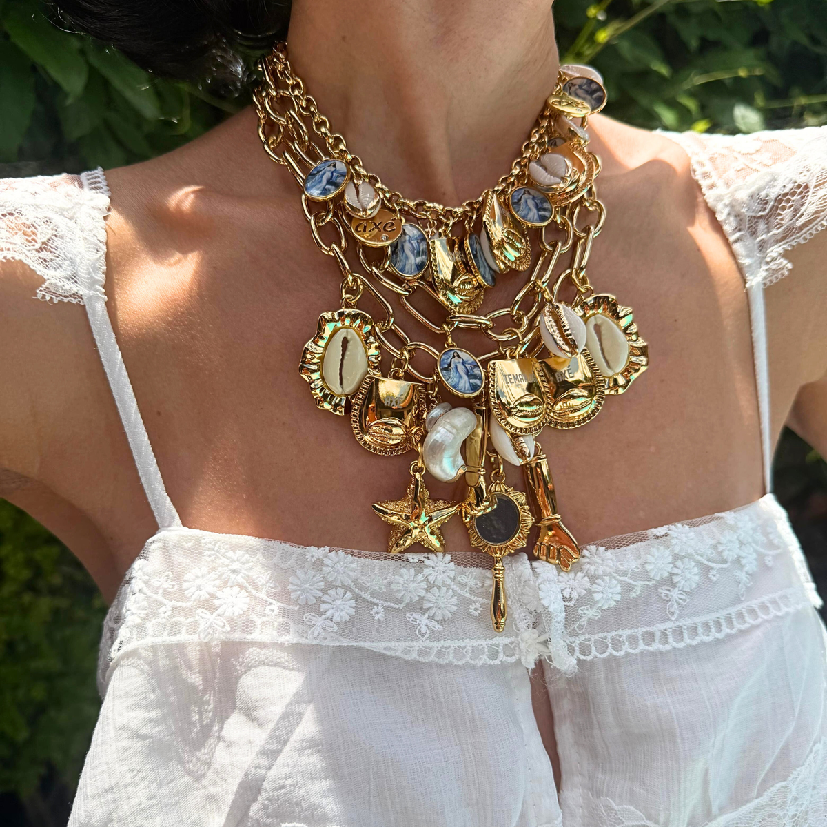 Colar Duplo Iemanjá