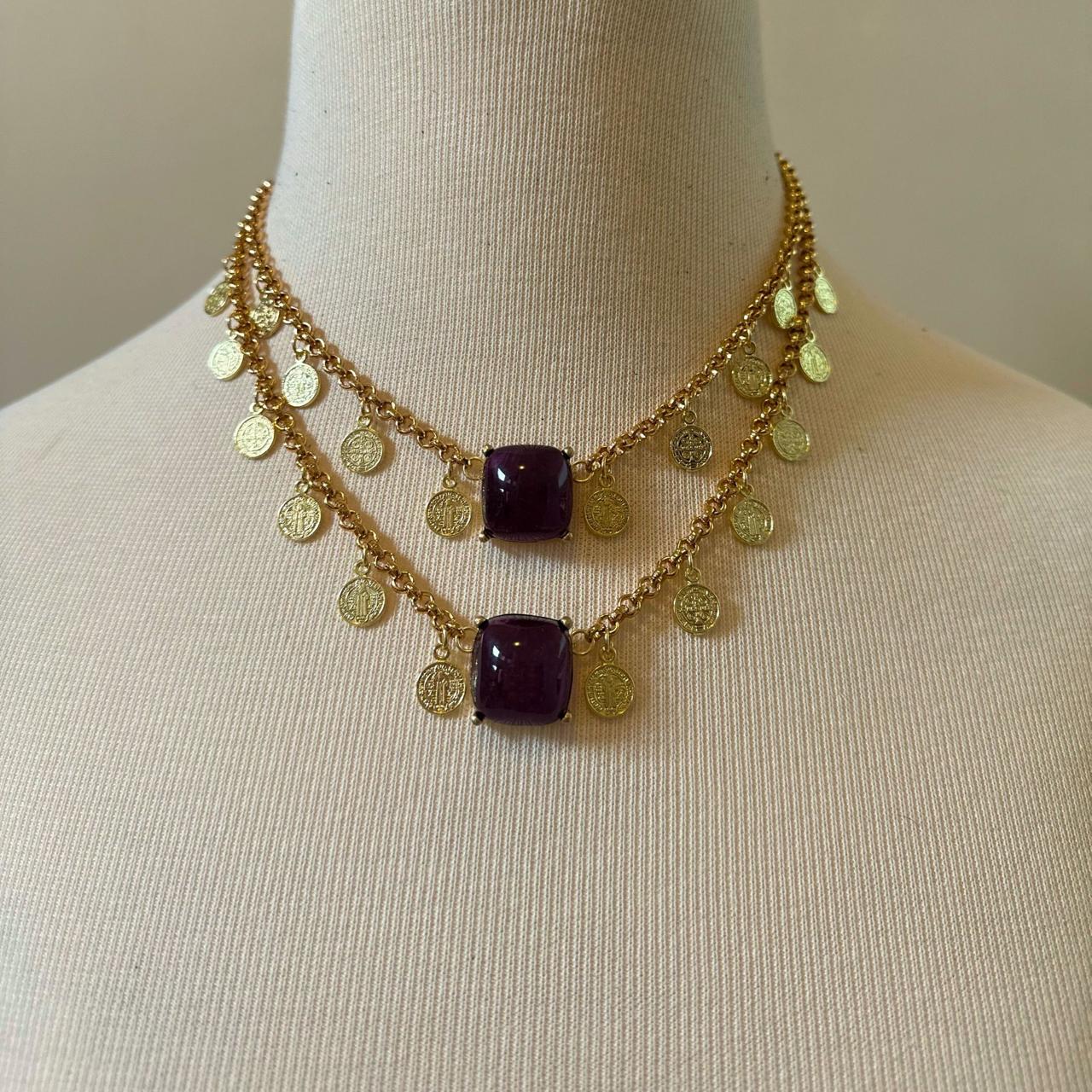 Colar Medalhas Boho