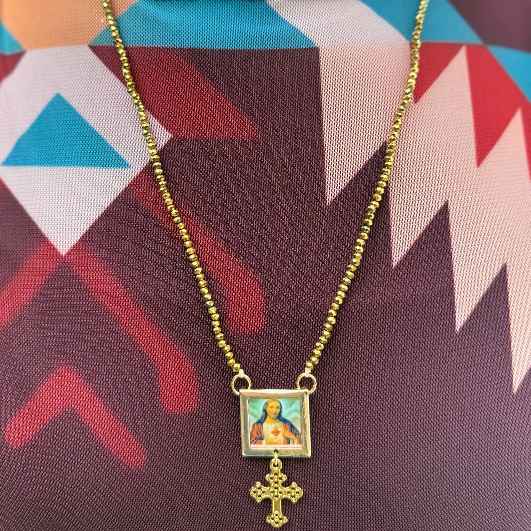 Colar Escapulário Jesus
