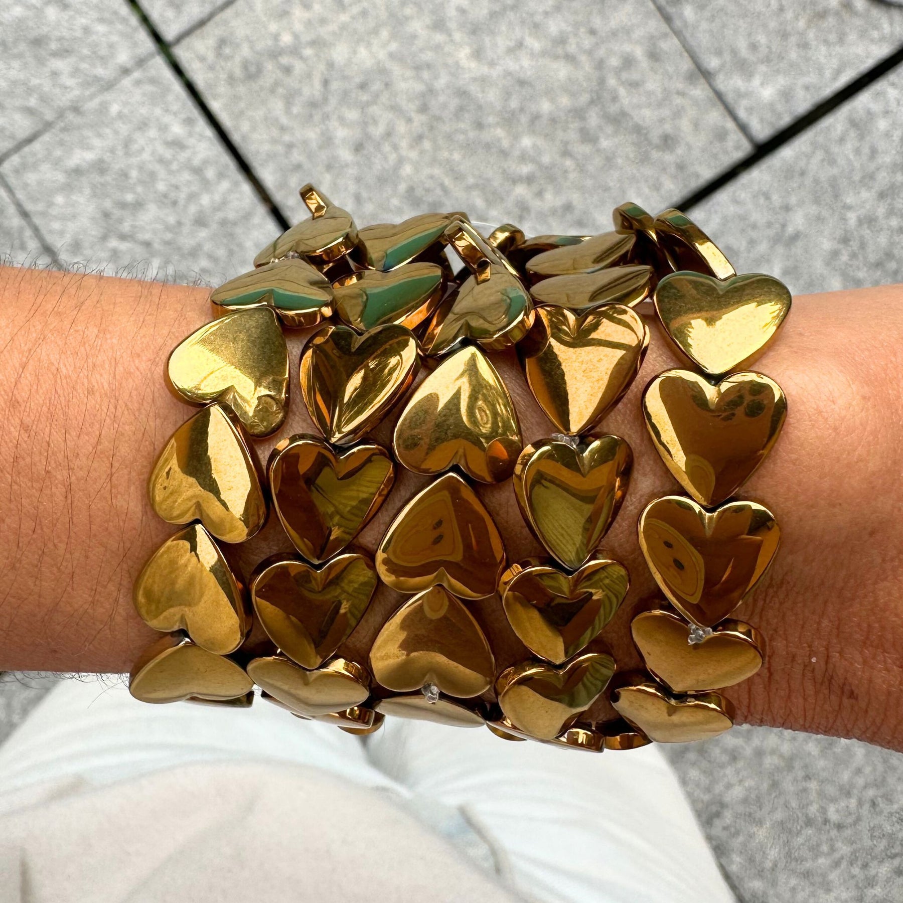 Kit Pulseiras Coração