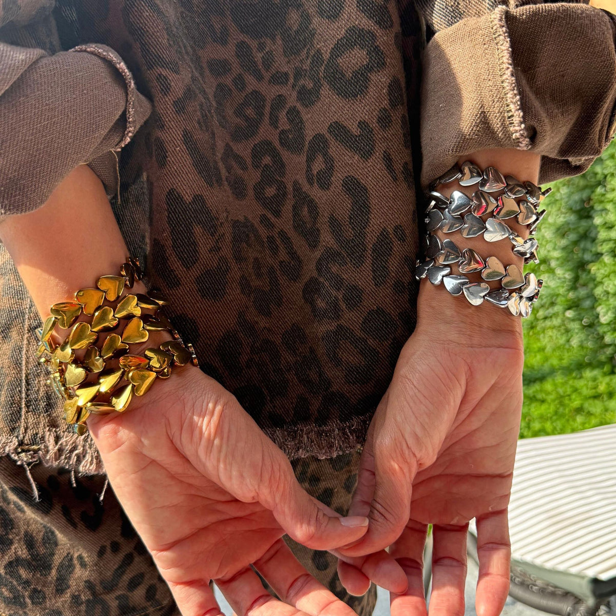 Kit Pulseiras Coração