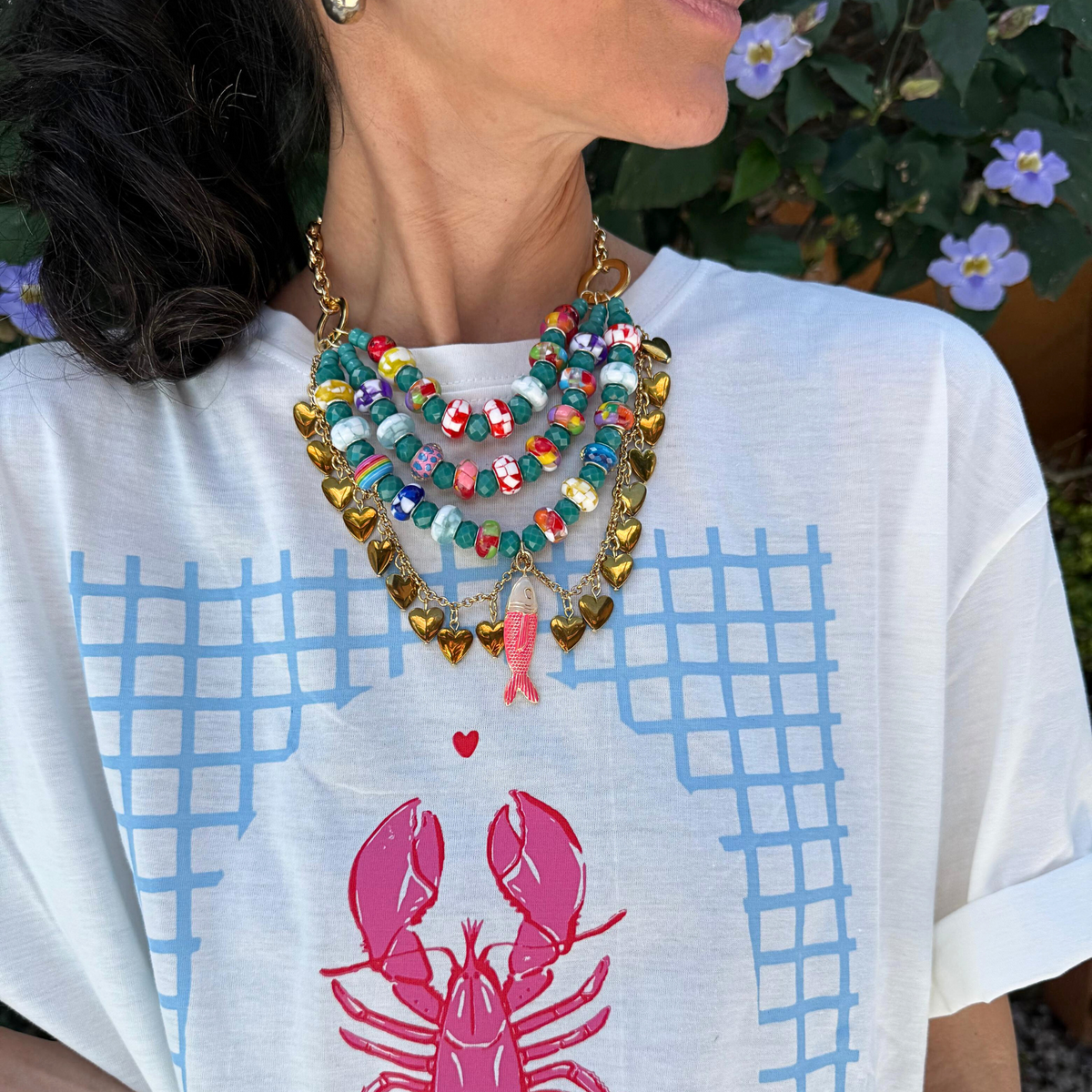 Colar Voltas Colorido