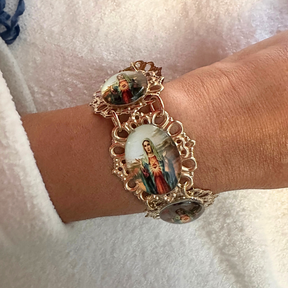 Pulseira Sagrado Coração Maria