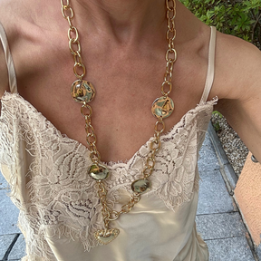 Colar longo Coração