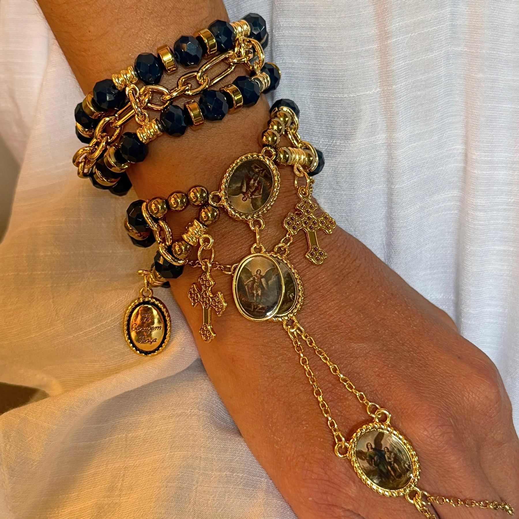 Pulseira Arcanjo Medalhas