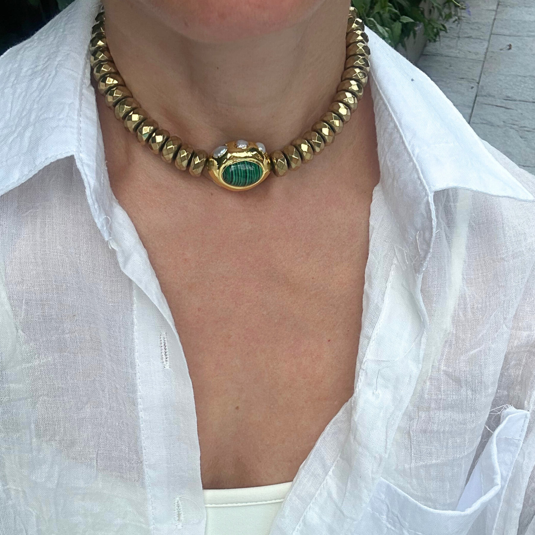 Choker Esmeralda