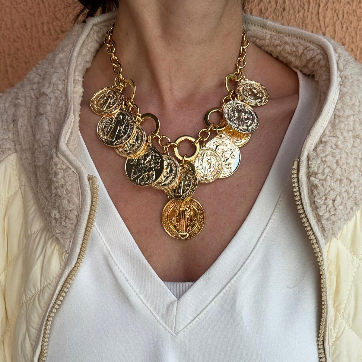 Colar Moedas