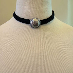 Choker Cordão Medalha
