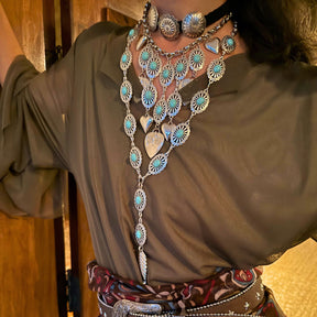 Colar Medalha Boho
