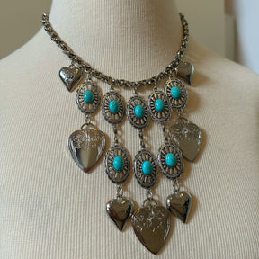 Colar Medalha Boho