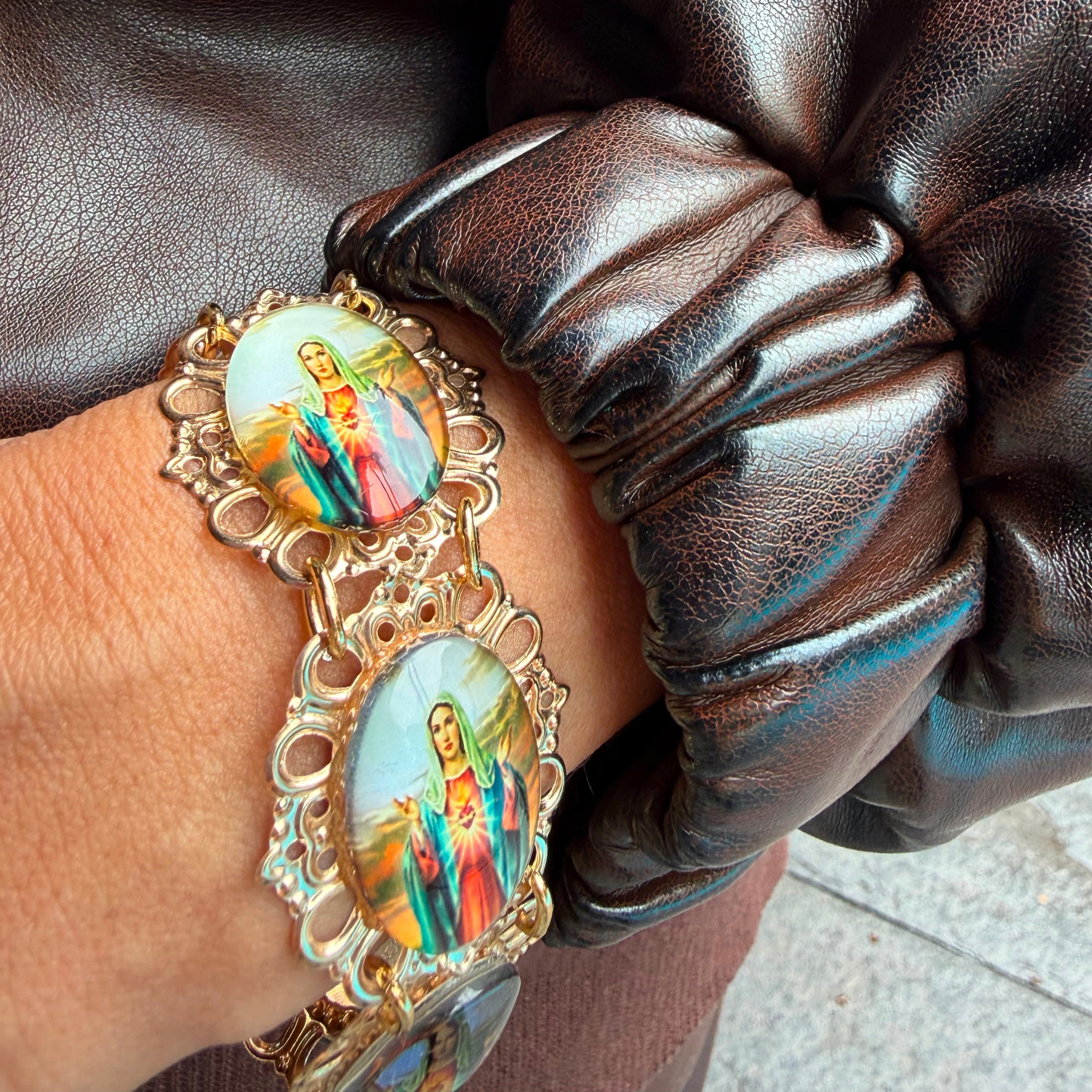Pulseira Sagrado Coração Maria