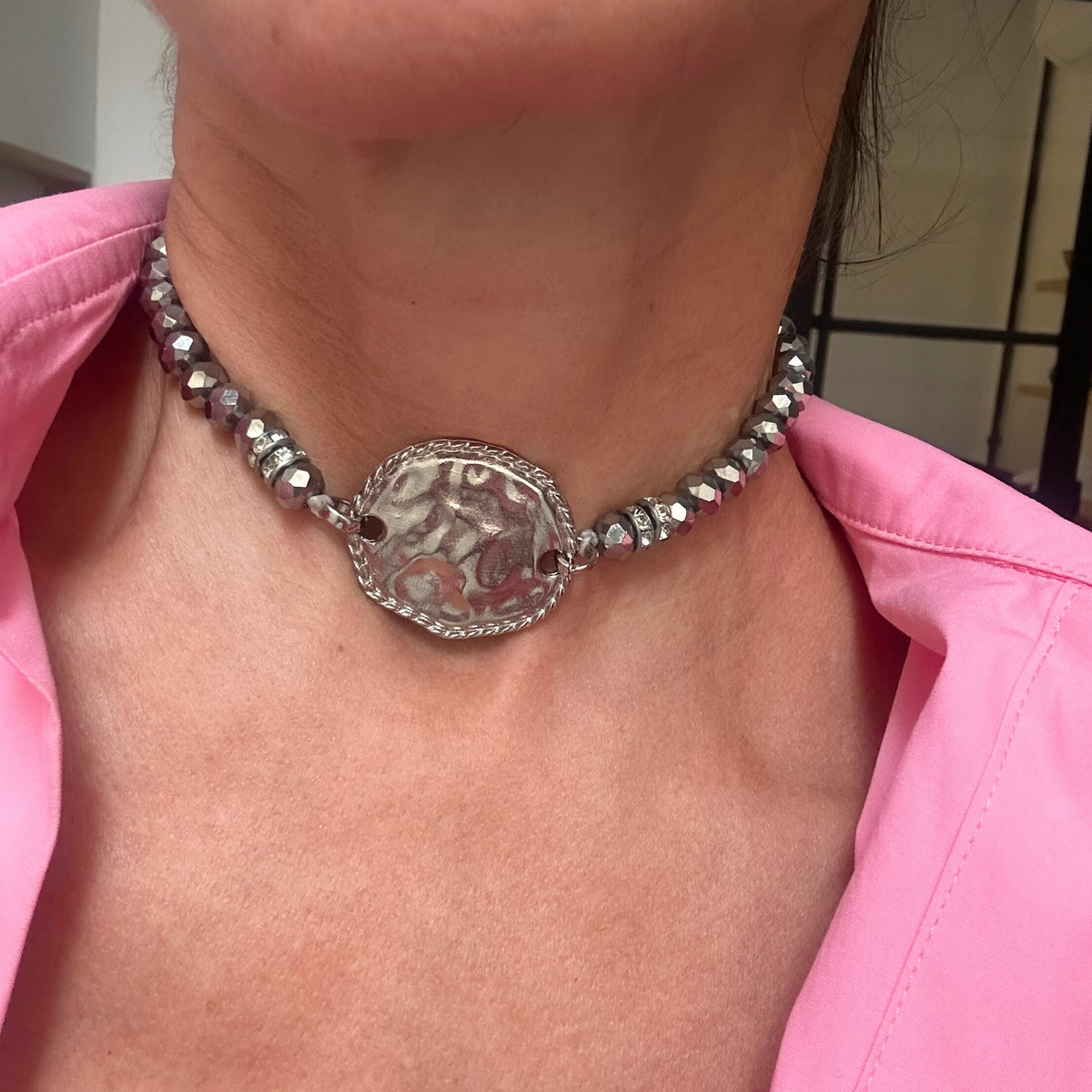Choker Placa