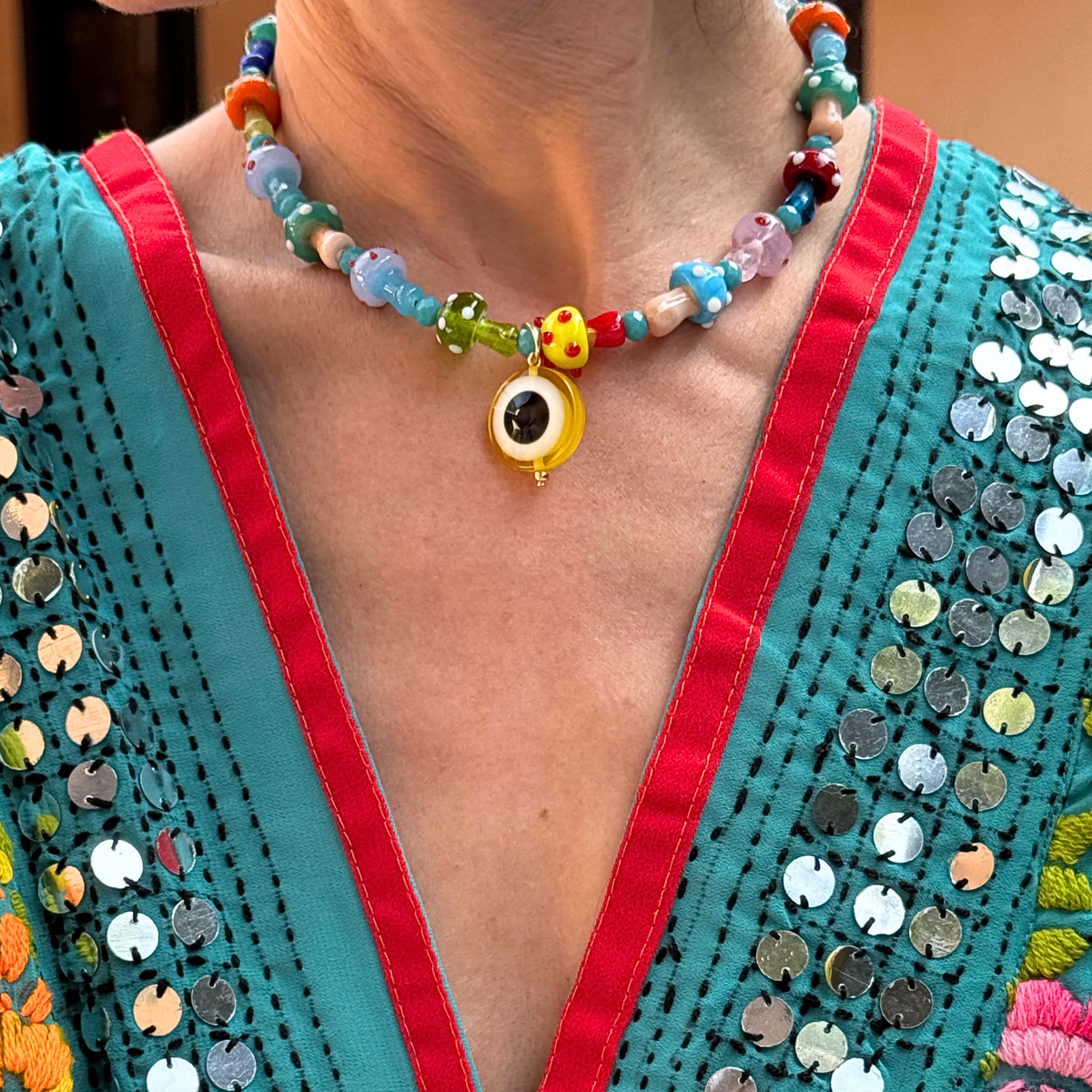 Choker Cogumelo