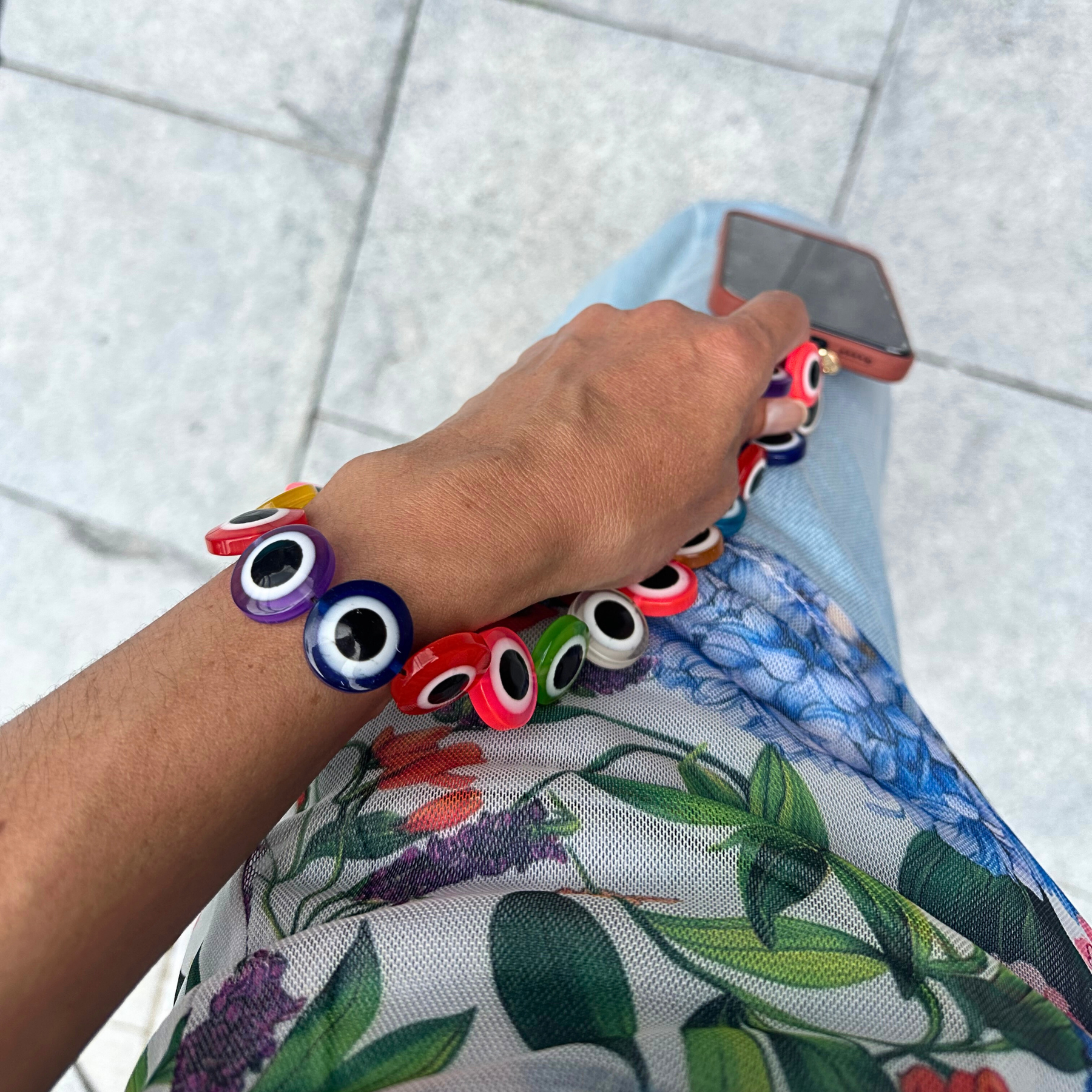 Corrente Olho Colorida