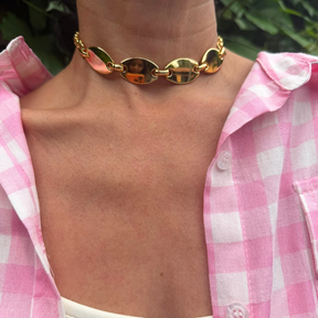 Choker Dourada