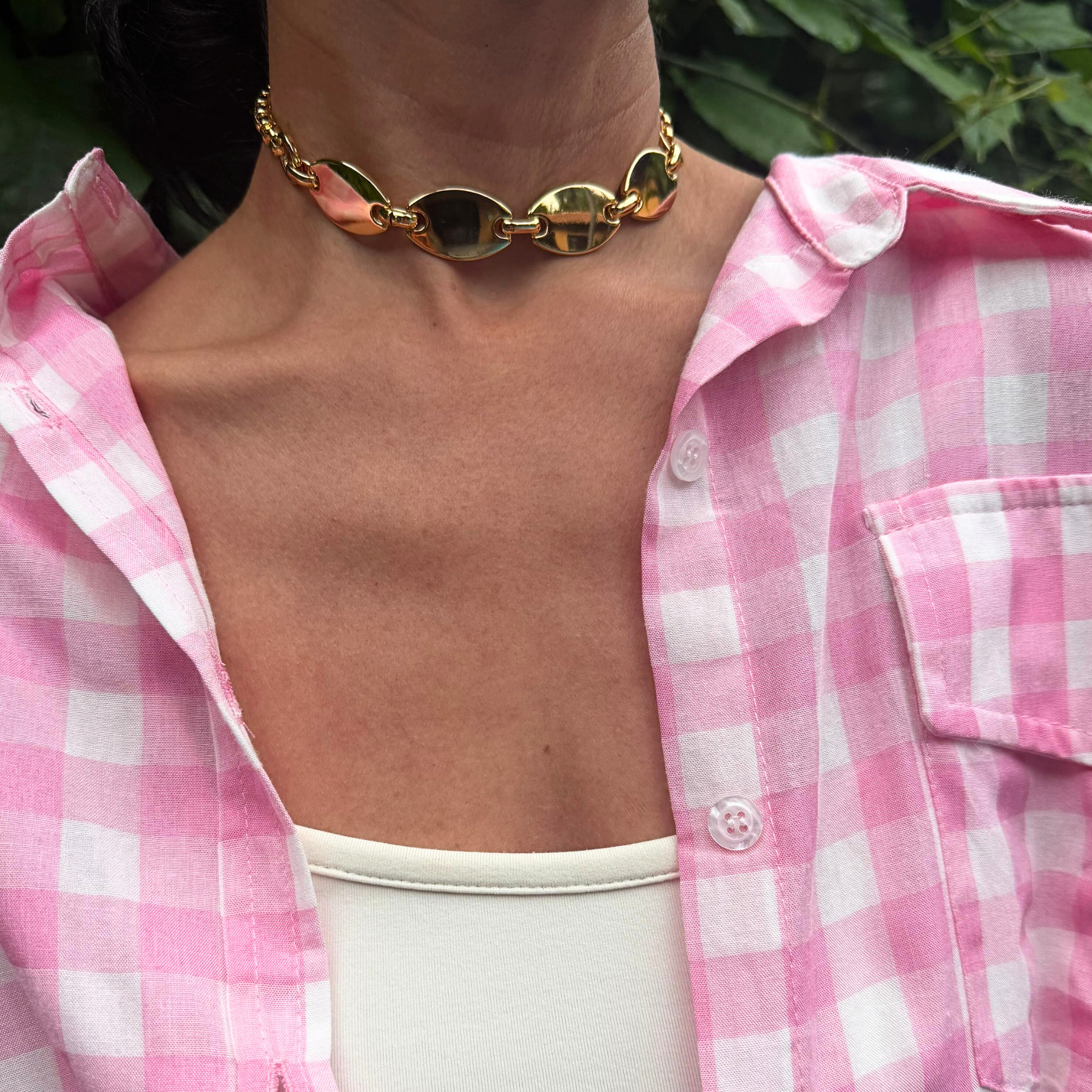 Choker Dourada
