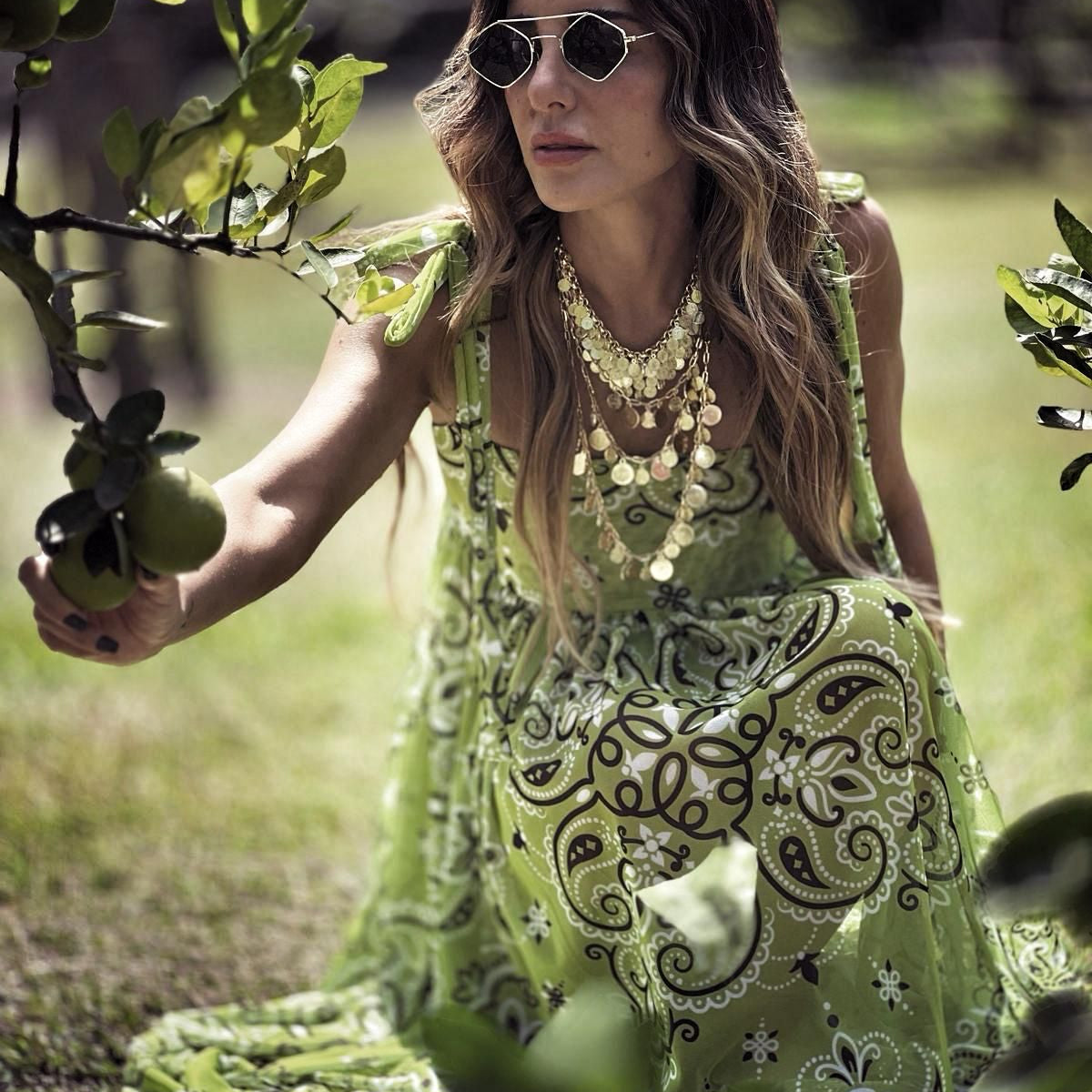 Vestido Bandana Lima