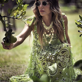 Vestido Bandana Lima