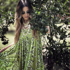 Vestido Bandana Lima