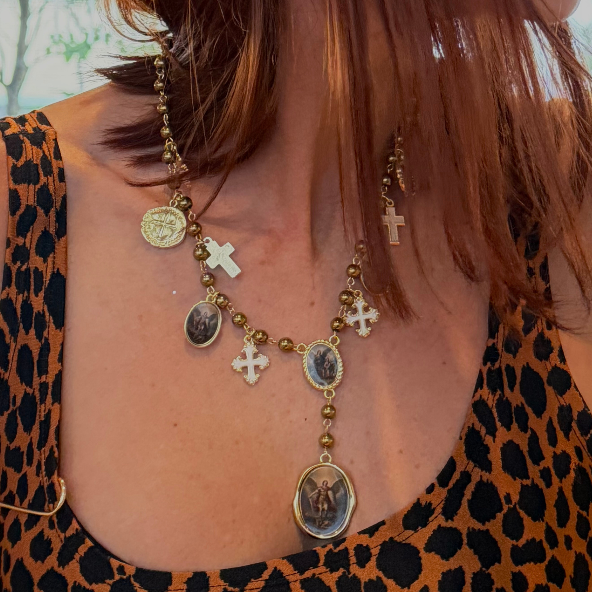 Colar Terço São Miguel