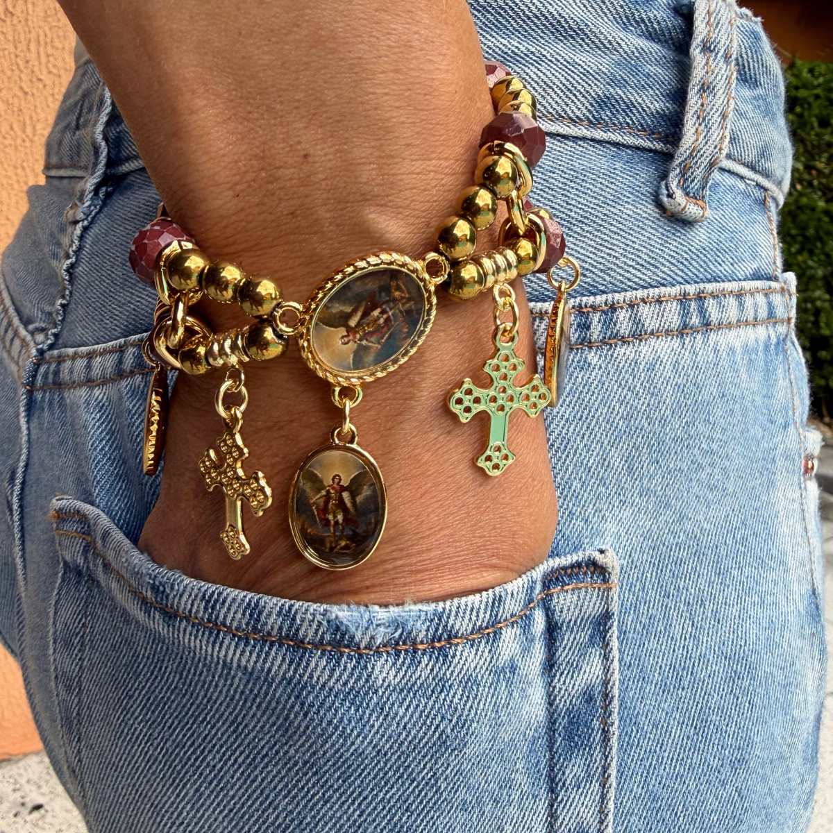 Pulseira Arcanjo Medalhas