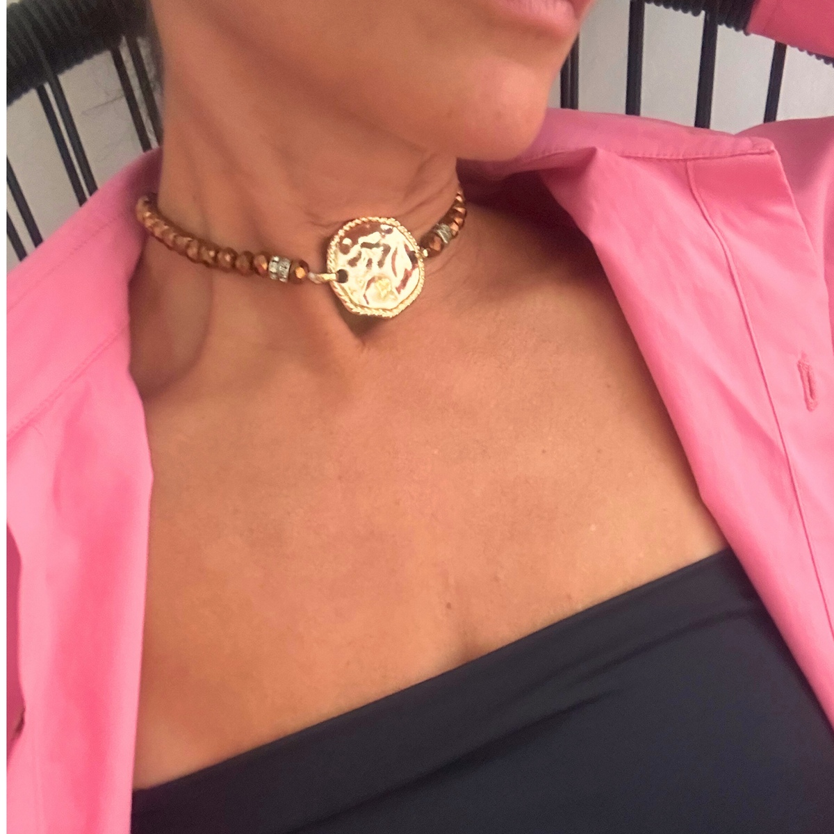 Choker Placa
