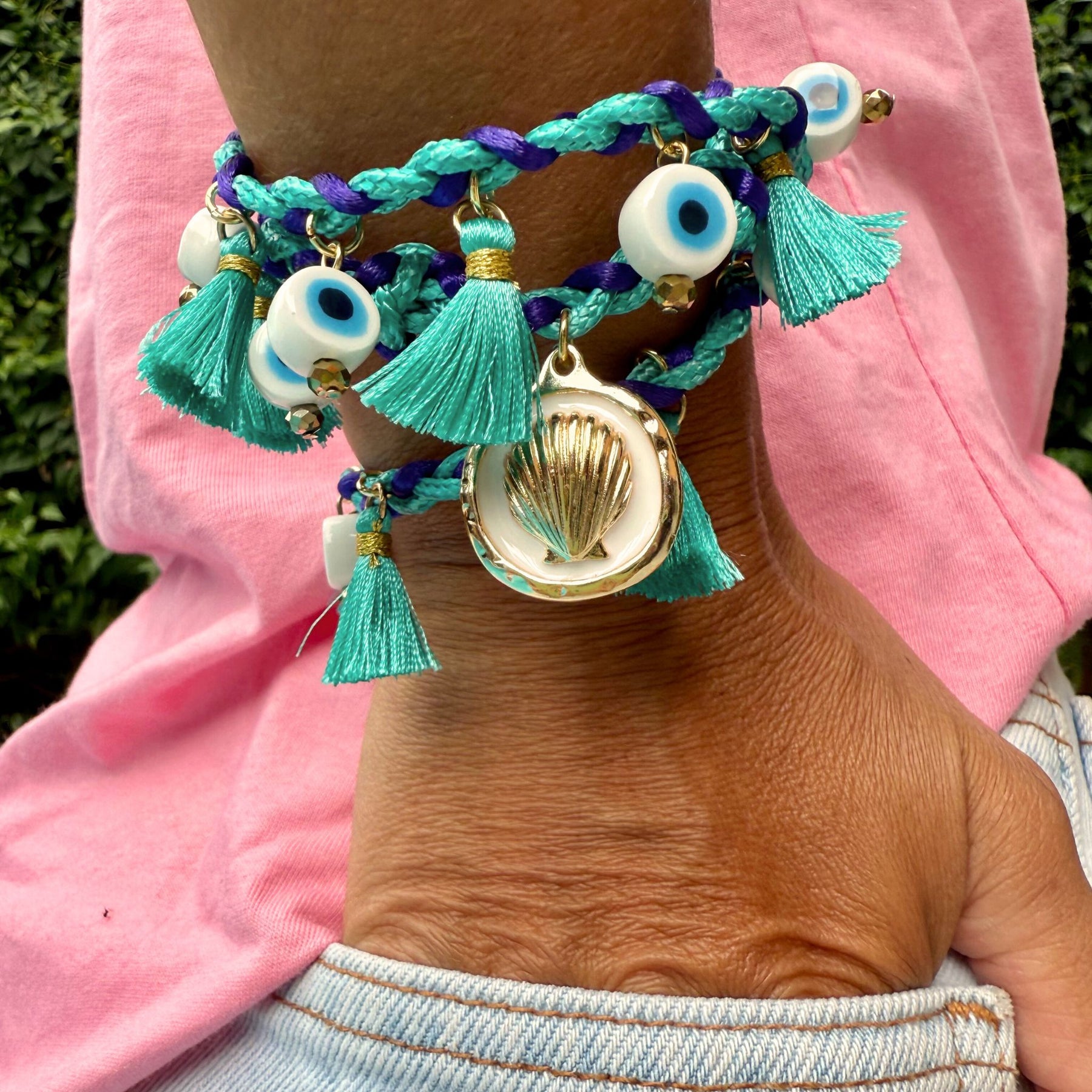 Pulseira Trança Olho