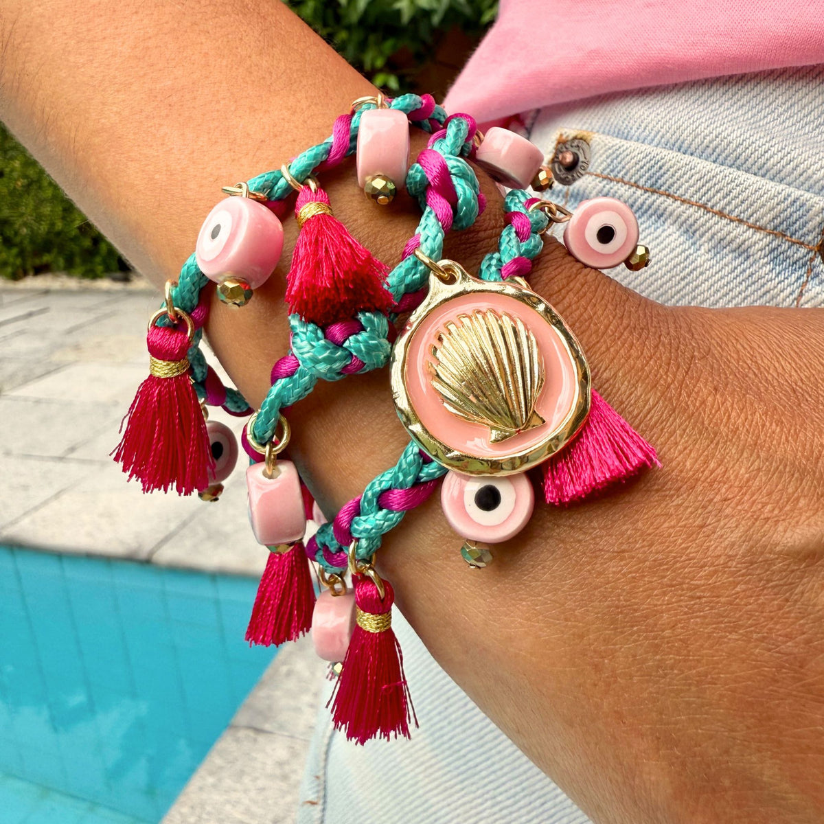 Pulseira Trança Olho