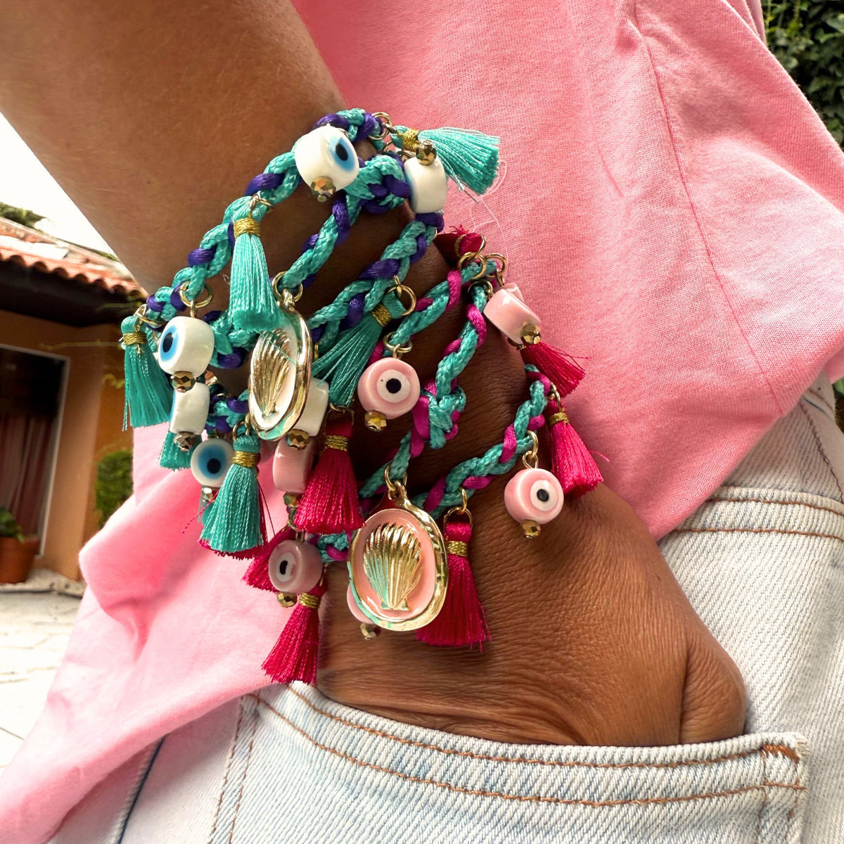 Pulseira Trança Olho